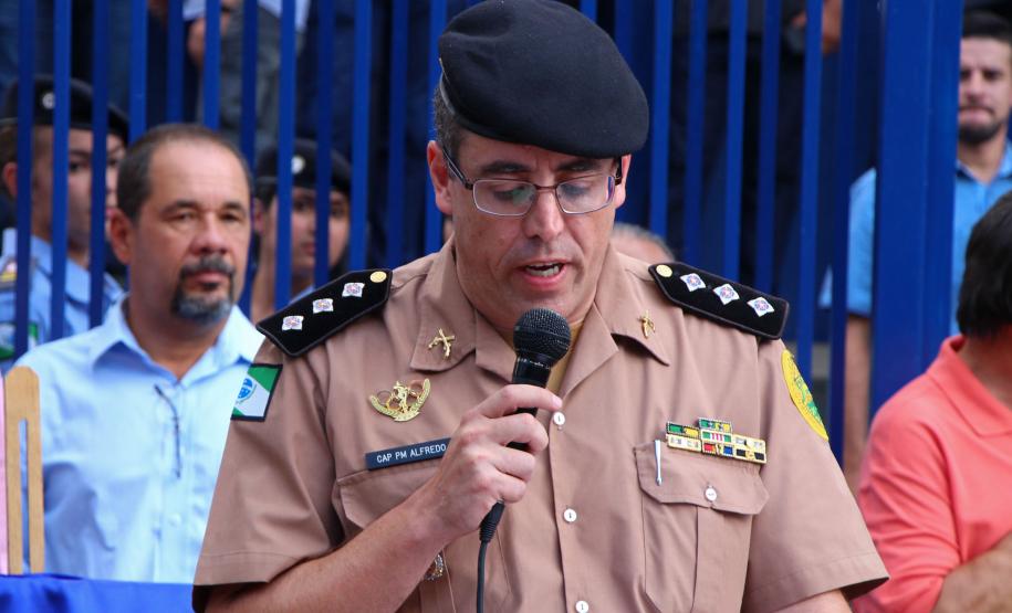 Capitão QOPM Alfredo Euclides Dias Netto Comandante do 2º Colégio Da Polícia Militar