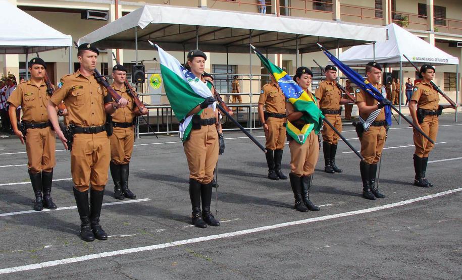 Curitiba, 05 de abril de 2018. Entrega de Medalhas do 1º CRPM