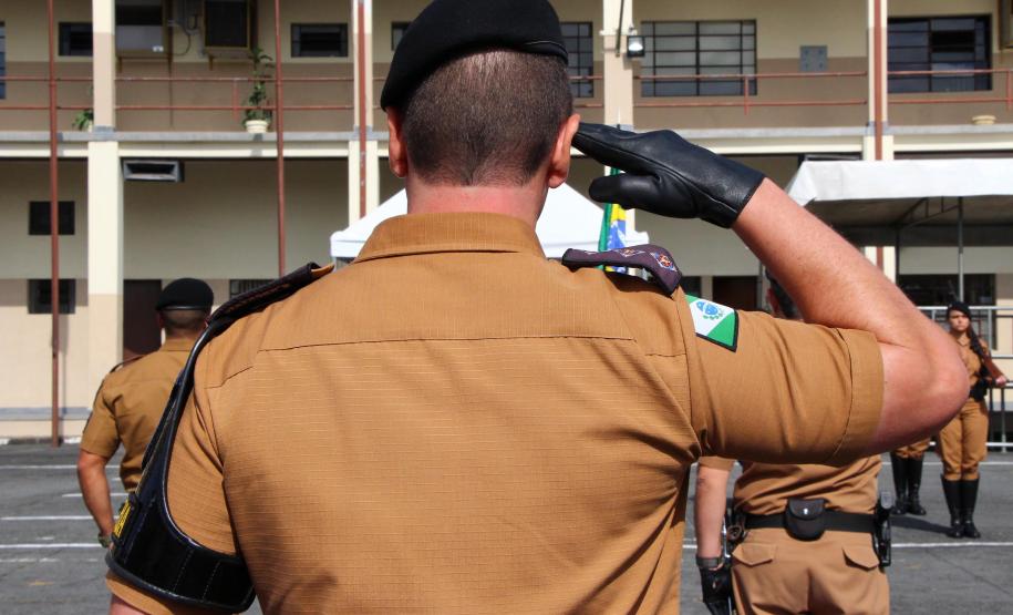 Curitiba, 05 de abril de 2018. Entrega de Medalhas do 1º CRPM