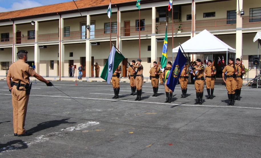 Curitiba, 05 de abril de 2018. Entrega de Medalhas do 1º CRPM
