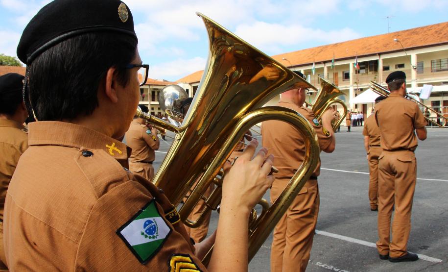 Curitiba, 05 de abril de 2018. Entrega de Medalhas do 1º CRPM