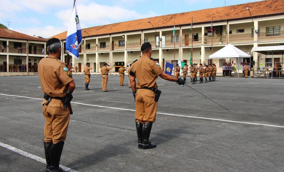 Curitiba, 05 de abril de 2018. Entrega de Medalhas do 1º CRPM