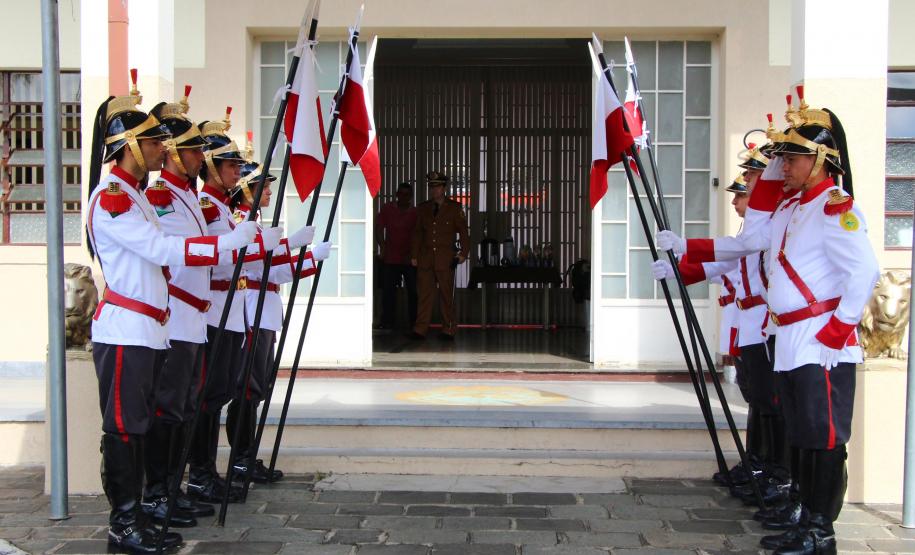Curitiba, 05 de abril de 2018. Entrega de Medalhas do 1º CRPM