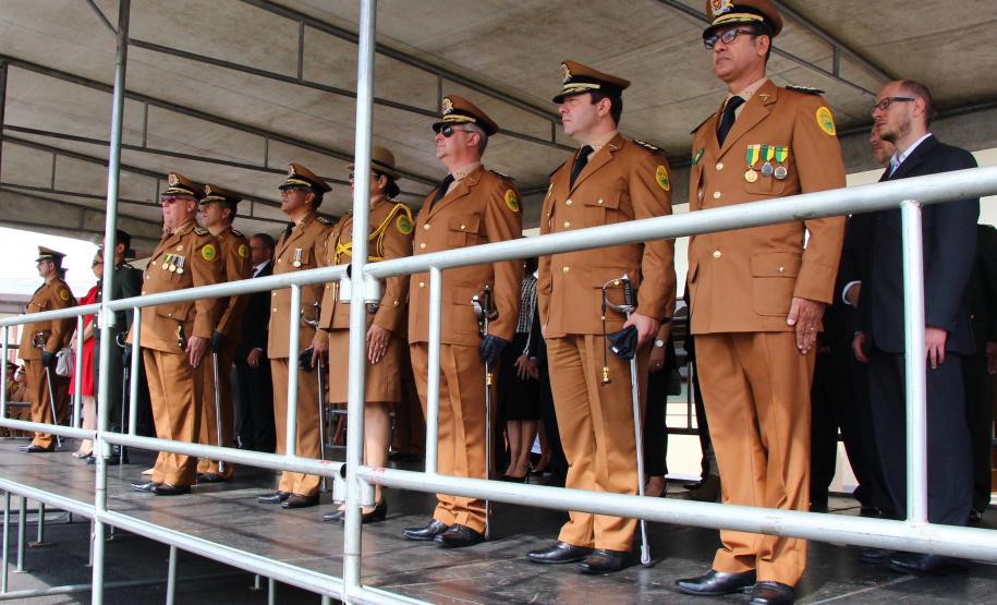 Curitiba, 05 de abril de 2018. Entrega de Medalhas do 1º CRPM
