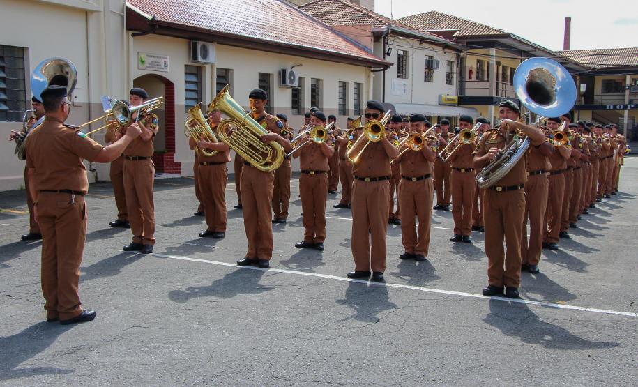 Curitiba, 05 de abril de 2018. Entrega de Medalhas do 1º CRPM