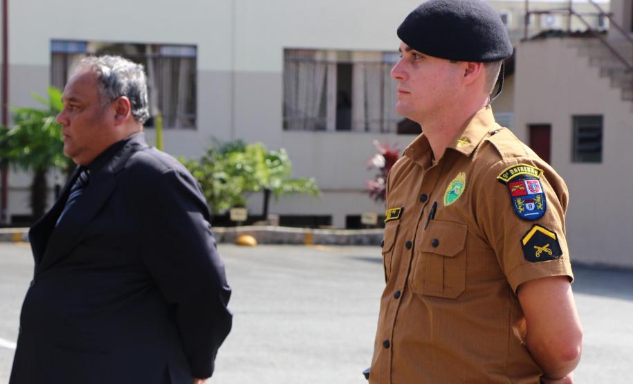 Curitiba, 05 de abril de 2018. Entrega de Medalhas do 1º CRPM