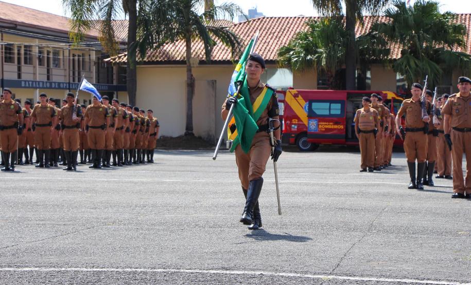 Curitiba, 05 de abril de 2018. Entrega de Medalhas do 1º CRPM
