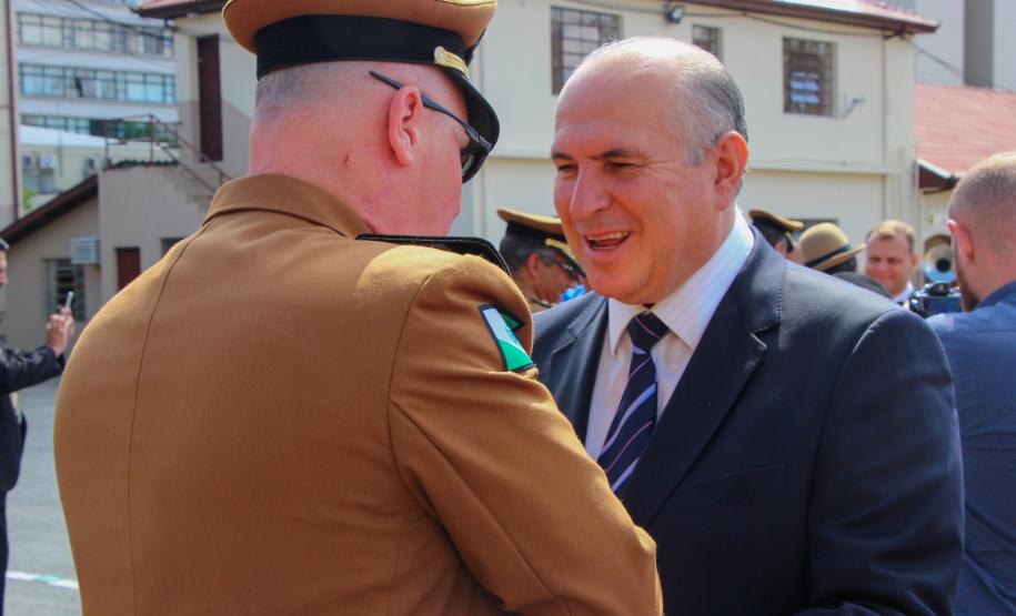 Curitiba, 05 de abril de 2018. Entrega de Medalhas do 1º CRPM