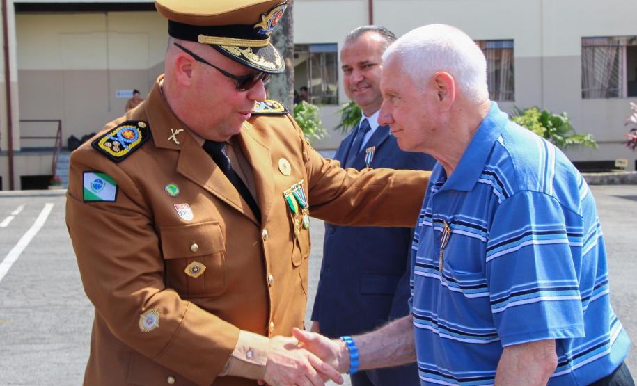 Curitiba, 05 de abril de 2018. Entrega de Medalhas do 1º CRPM