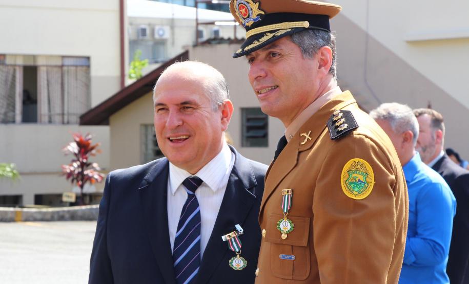 Curitiba, 05 de abril de 2018. Entrega de Medalhas do 1º CRPM