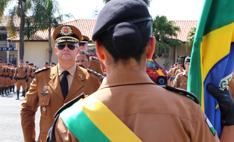 Curitiba, 05 de abril de 2018. Entrega de Medalhas do 1º CRPM