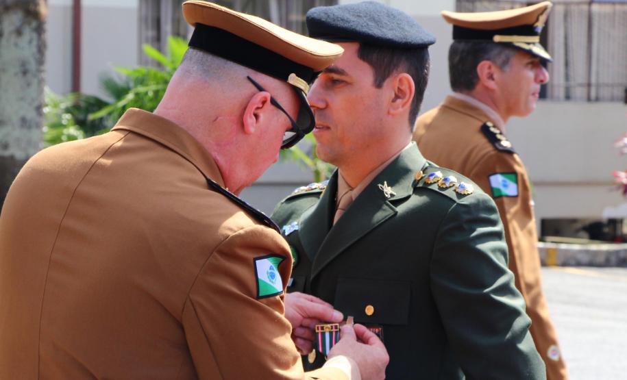 Curitiba, 05 de abril de 2018. Entrega de Medalhas do 1º CRPM