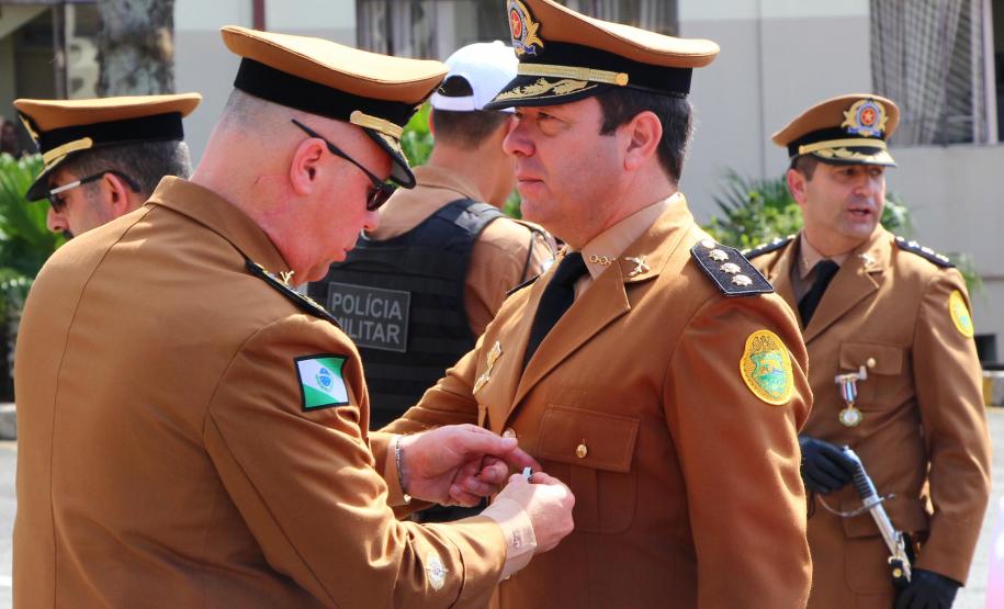 Curitiba, 05 de abril de 2018. Entrega de Medalhas do 1º CRPM