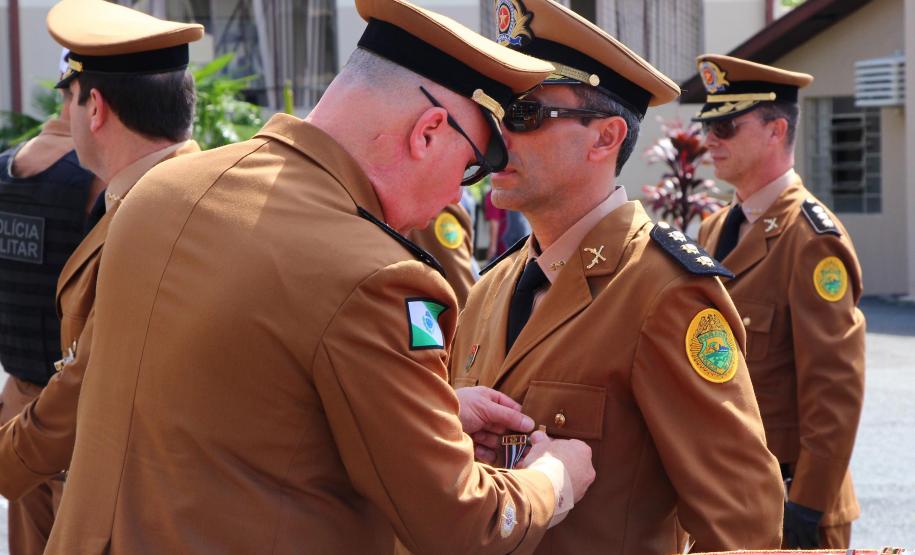 Curitiba, 05 de abril de 2018. Entrega de Medalhas do 1º CRPM