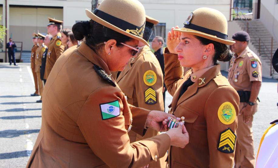 Curitiba, 05 de abril de 2018. Entrega de Medalhas do 1º CRPM