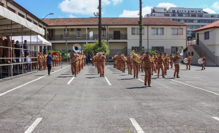 Curitiba, 05 de abril de 2018. Entrega de Medalhas do 1º CRPM