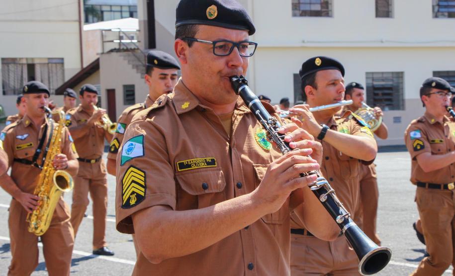 Curitiba, 05 de abril de 2018. Entrega de Medalhas do 1º CRPM