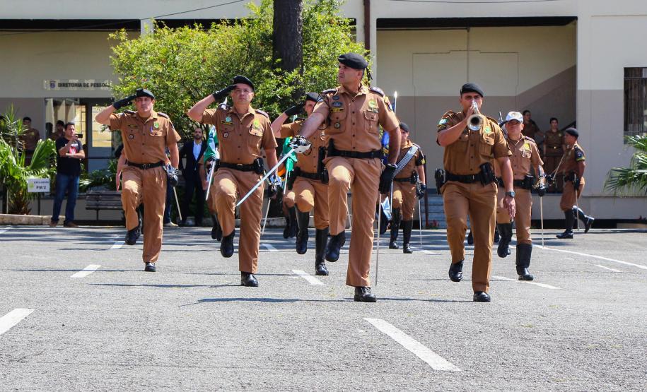 Curitiba, 05 de abril de 2018. Entrega de Medalhas do 1º CRPM
