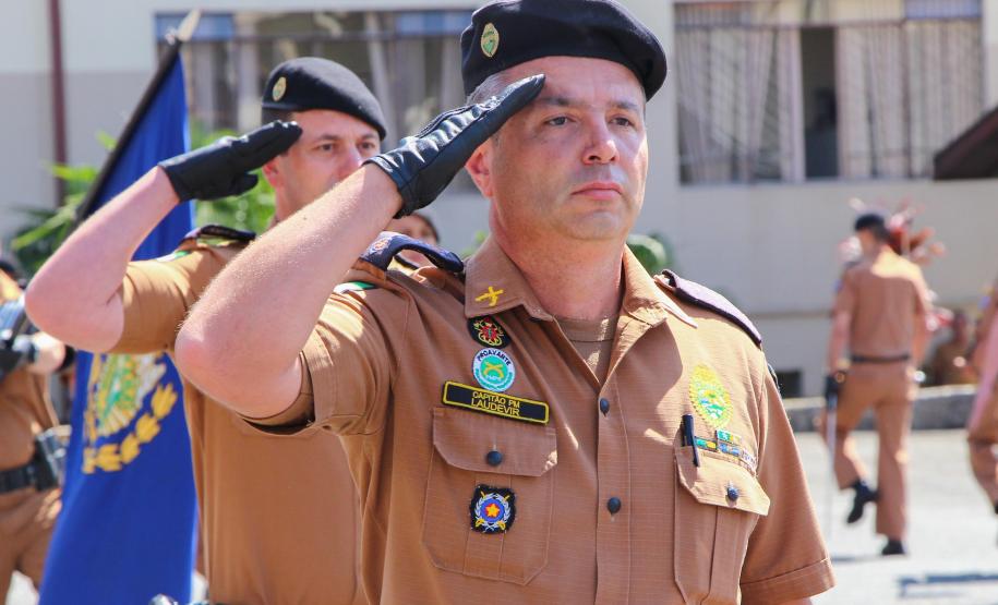 Curitiba, 05 de abril de 2018. Entrega de Medalhas do 1º CRPM