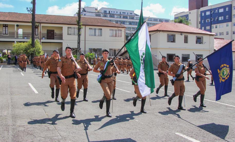 Curitiba, 05 de abril de 2018. Entrega de Medalhas do 1º CRPM