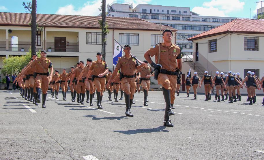 Curitiba, 05 de abril de 2018. Entrega de Medalhas do 1º CRPM