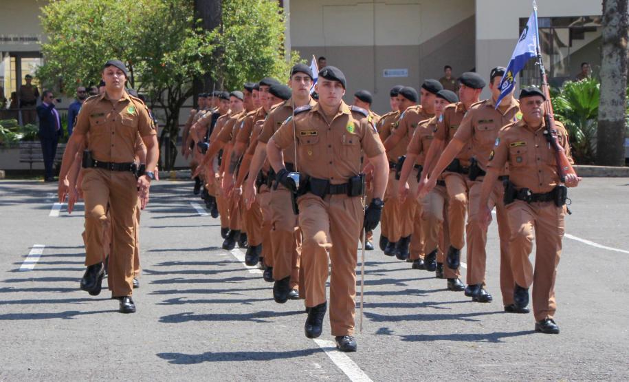 Curitiba, 05 de abril de 2018. Entrega de Medalhas do 1º CRPM
