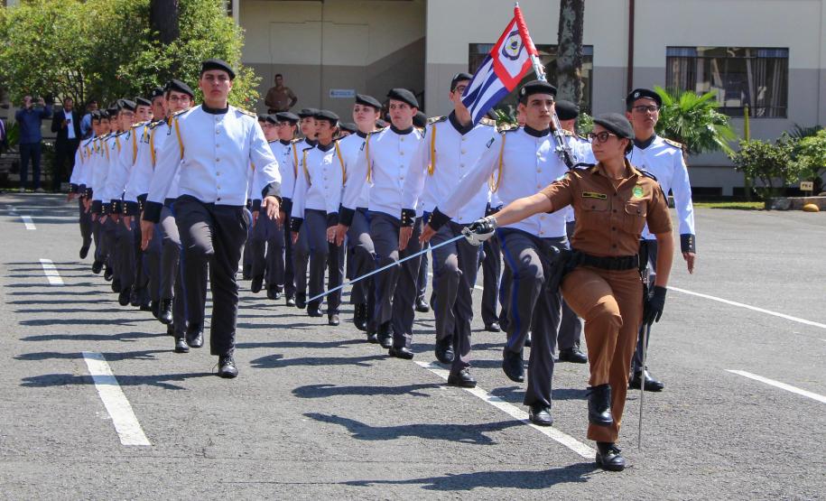 Curitiba, 05 de abril de 2018. Entrega de Medalhas do 1º CRPM