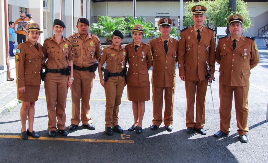 Curitiba, 05 de abril de 2018. Entrega de Medalhas do 1º CRPM