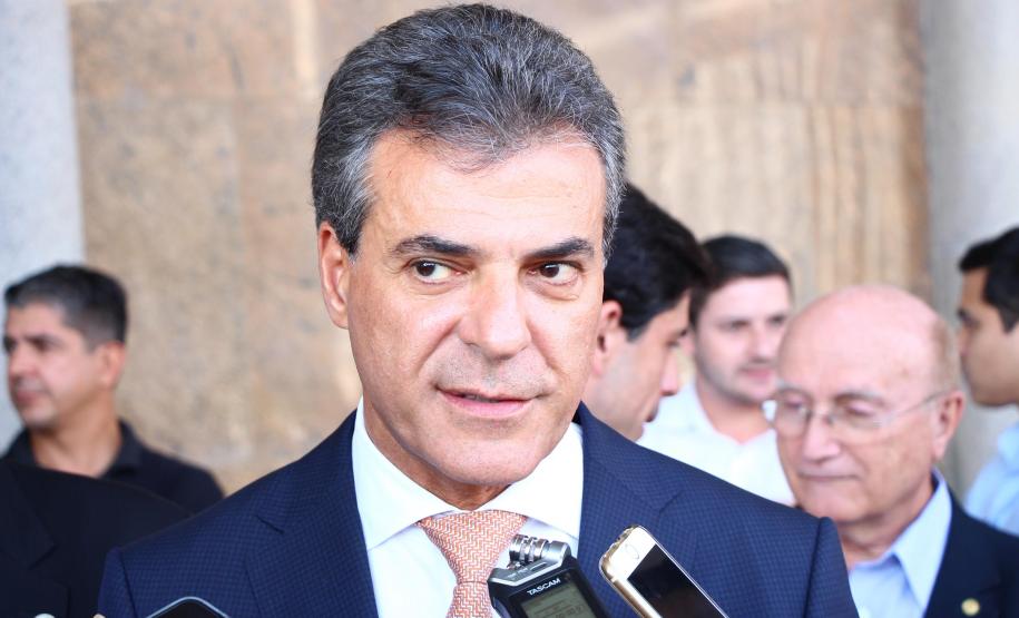 Curitiba, 05 de Abril de 2018. Governador entrega novas viaturas em frente ao Palacio Iguaçu.