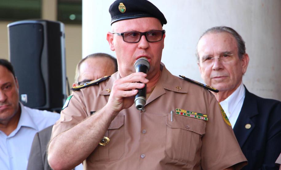 Curitiba, 05 de Abril de 2018. Governador entrega novas viaturas em frente ao Palacio Iguaçu.