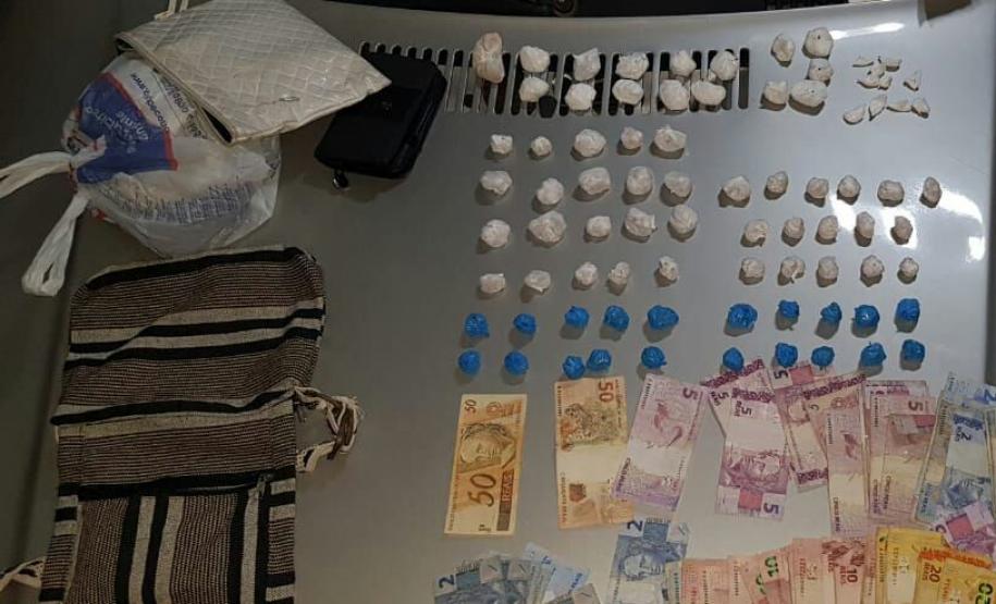 Polícia Militar encaminha suspeitos e apreende drogas e dinheiro em ações distintas na Capital do estado Polícia Militar encaminha suspeitos e apreende drogas e dinheiro em ações distintas na Capital do estado