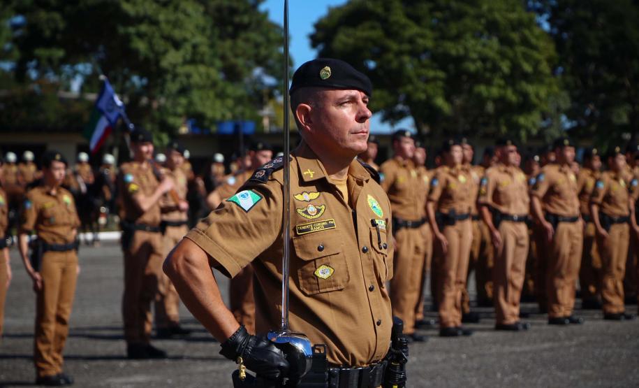 Curitiba, 11 de abril de 2018. Passagem de Comando da PMPRCoronel Audilene Rosa de Paula Dias Rocha assume o Comando Da PMPR