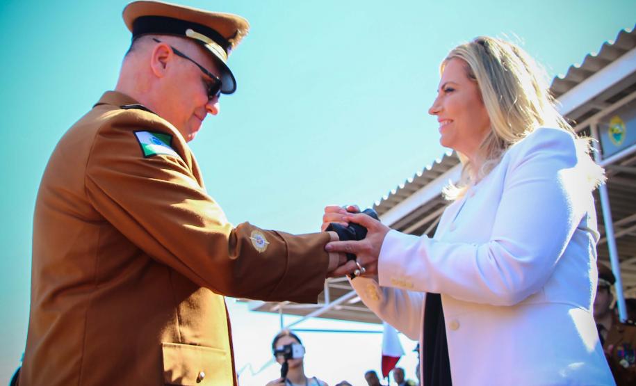 Curitiba, 11 de abril de 2018. Passagem de Comando da PMPRCoronel Audilene Rosa de Paula Dias Rocha assume o Comando Da PMPR