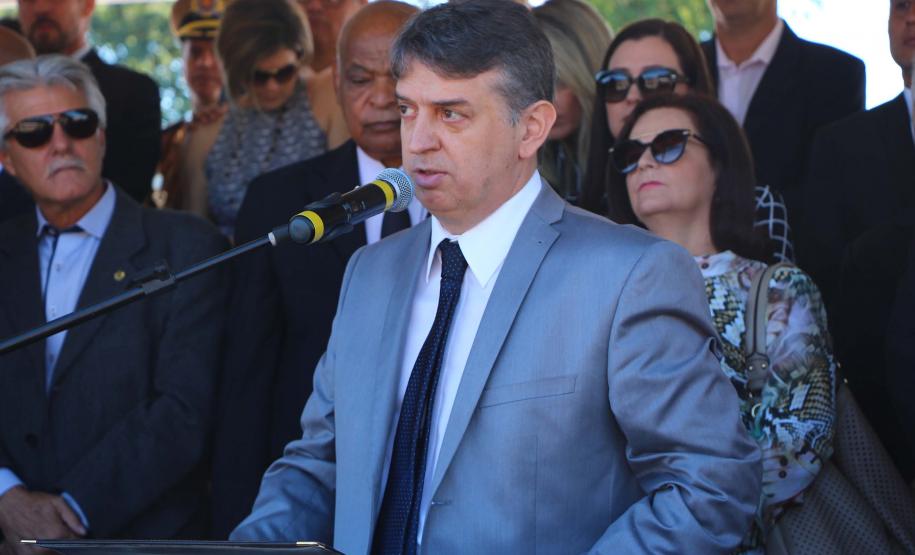 Curitiba, 11 de abril de 2018. Passagem de Comando da PMPRCoronel Audilene Rosa de Paula Dias Rocha assume o Comando Da PMPRSecretário de Segurança Julio Cezar dos Reis