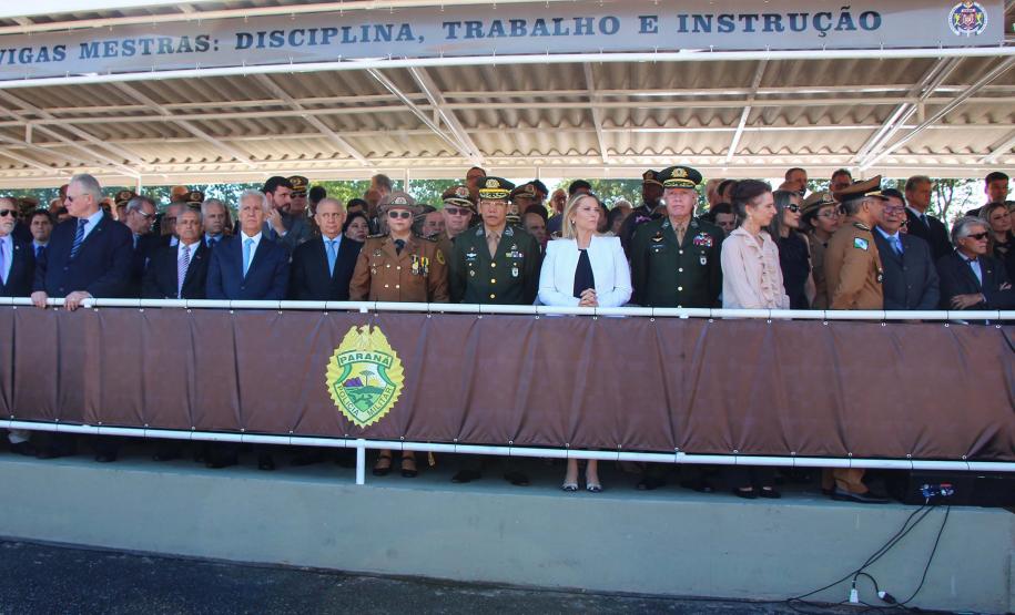 Curitiba, 11 de abril de 2018. Passagem de Comando da PMPRCoronel Audilene Rosa de Paula Dias Rocha assume o Comando Da PMPR