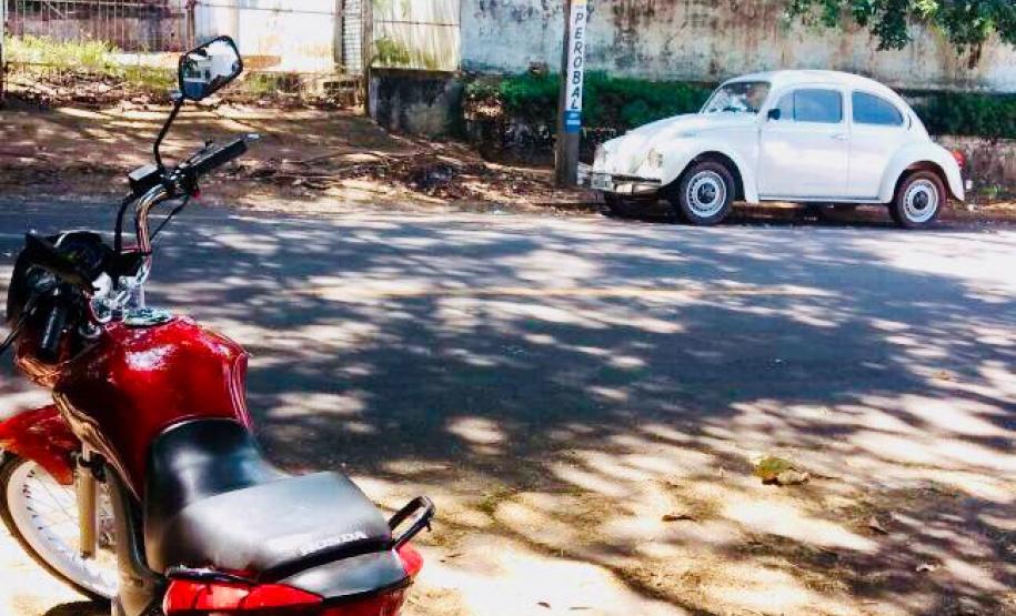 PM recupera motocicleta e encaminha homem por receptação