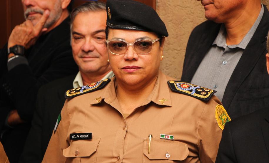 Curitiba, 17 de abril de 2018. Inauguração Centro OdontológicoCoronel Audilene Rosa de Paula Dias Rocha Comandante Geral da PMPR