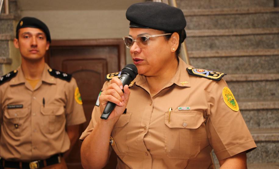 Curitiba, 17 de abril de 2018. Inauguração Centro OdontológicoCoronel Audilene Rosa de Paula Dias Rocha Comandante Geral da PMPR