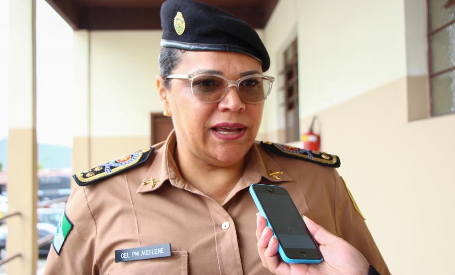 Curitiba, 17 de abril de 2018. Inauguração Centro OdontológicoCoronel Audilene Rosa de Paula Dias Rocha Comandante Geral da PMPR