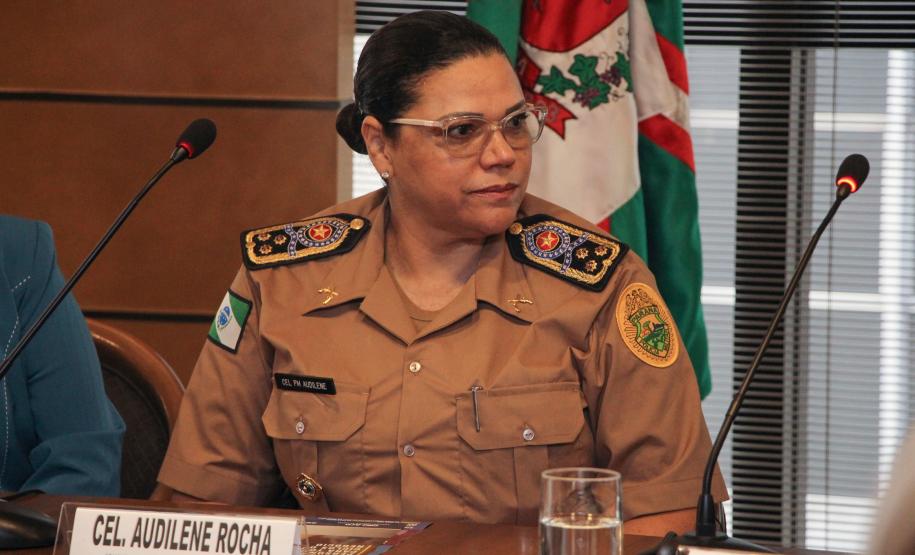 Curitiba, 25 de abril de 2018. Homenagem à Coronel Audilene na ACP