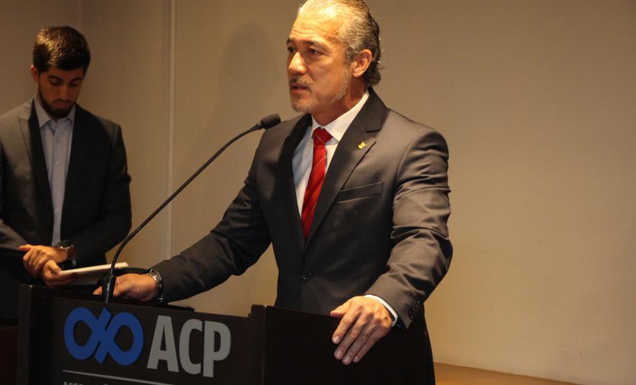 Curitiba, 25 de abril de 2018. Homenagem à Coronel Audilene na ACPAcef Said Coordenador do Conselho de Segurança da ACP