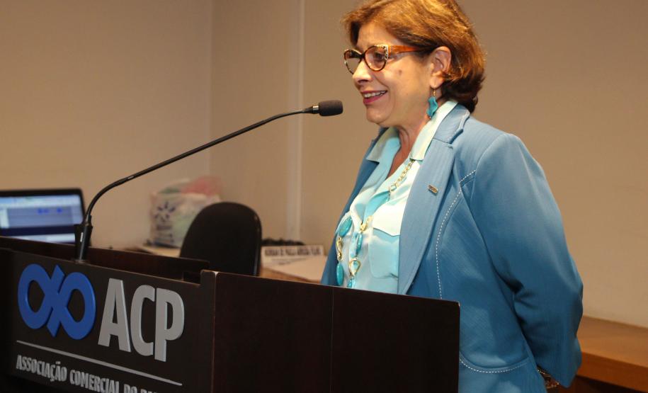 Curitiba, 25 de abril de 2018. Homenagem à Coronel Audilene na ACPMaria Cristina Coutinho Coordenadora do Conselho da Mulher Empresária