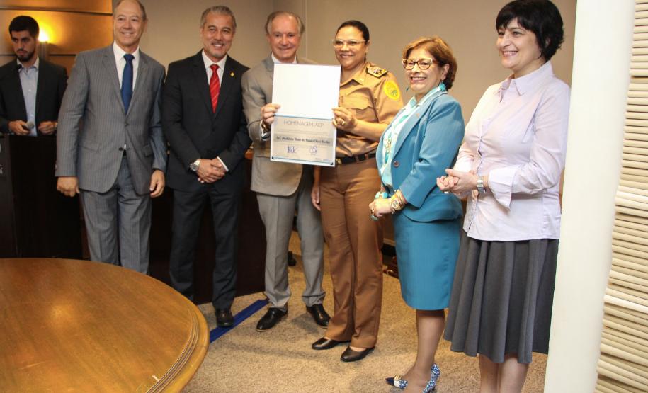 Curitiba, 25 de abril de 2018. Homenagem à Coronel Audilene na ACP