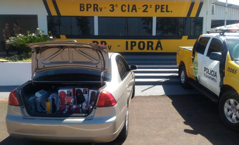 BPRv apreende mercadorias contrabandeadas avaliadas em 10 mil dólares no Noroeste do estado