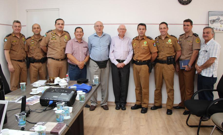 Curitiba, 25 de abril de 2018. Reunião para formalização da Academia de Letras dos Militares