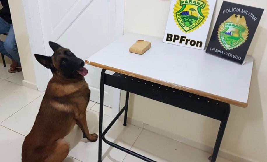BPFron apreende porção de maconha e conduz dois homens, um deles com mandados em aberto no Oeste do estado BPFron apreende porção de maconha e conduz dois homens, um deles com mandados em aberto no Oeste do estado