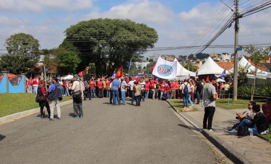 Curitiba, 01 de maio de 2018. Manifestações do Dia do Trabalho