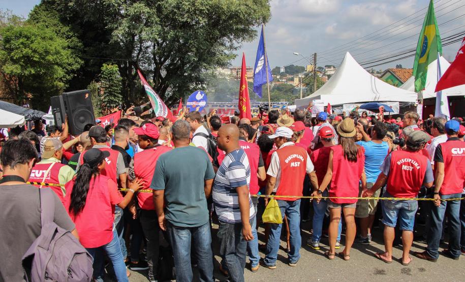 Curitiba, 01 de maio de 2018. Manifestações do Dia do Trabalho