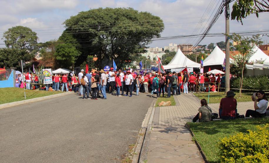 Curitiba, 01 de maio de 2018. Manifestações do Dia do Trabalho