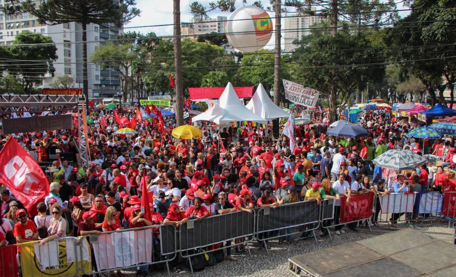 Curitiba, 01 de maio de 2018. Manifestações do Dia do Trabalho